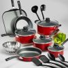 18-piece cookware set non-stick