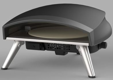 16 inch Pizza oven With Ratation Function,16 Gas Pizza Oven,With Gas Hose & Regulator, Countertop Pizza Maker, Outdoor Pizza Cooker